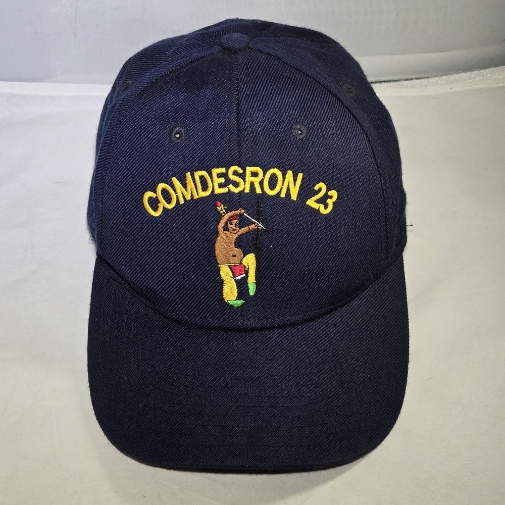 The Corps Comdesron Hat 23 Logo Navy Blue Baseball Cap Hat The Corp‎ Made In USA